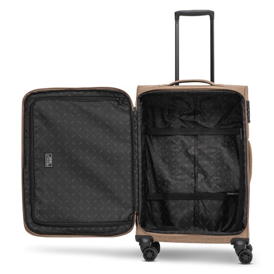 Redolz Essentials 12 THREE SET 4 wielen Kofferset 3-delig met uitbreidingsplooi