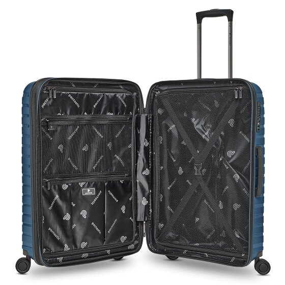 Pactastic Collection 04 THE MEDIUM + 4 wielen Trolley M 66 cm met uitbreidingsplooi