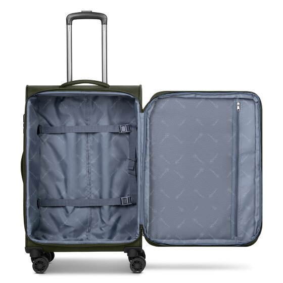 bugatti Valencia Soft 4 wielen Trolley M 65 cm met uitbreidingsplooi
