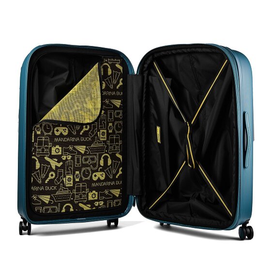 Mandarina Duck Logoduck + 4 wielen Trolley L 75 cm