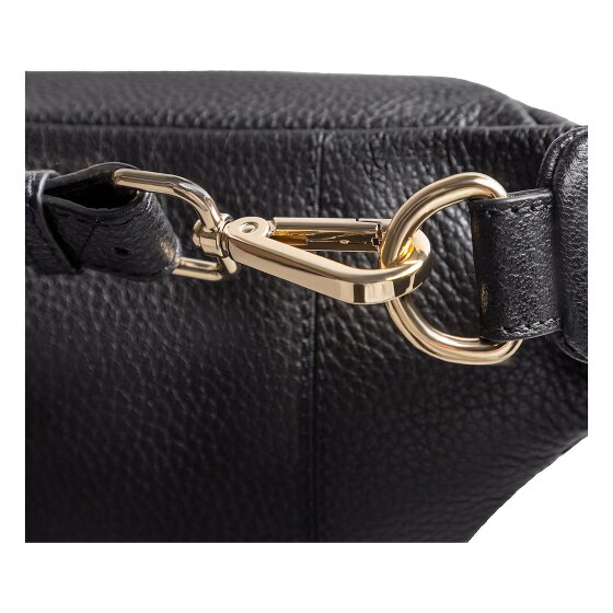 Lazarotti Bologna Leren Riemtas met dubbele rits Crossbody Leer 25 cm
