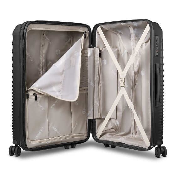 Farmhood Straw Edition 4 wielen Trolley 67 cm met uitbreidingsplooi
