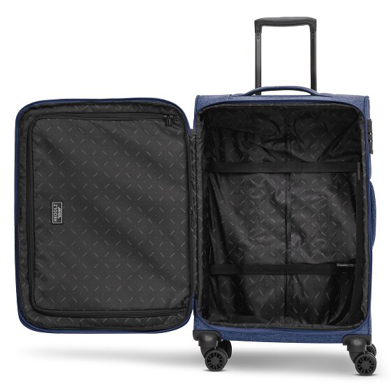 Redolz Essentials 12 MEDIUM 4-wiel trolley 67 cm met uitbreidingsplooi