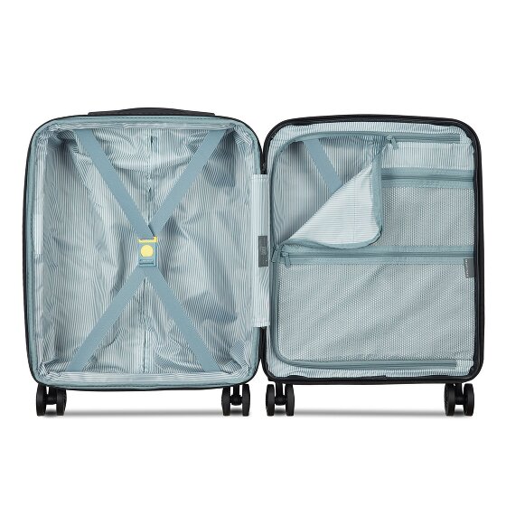 Delsey Paris Meteor 4 wielen Cabinewagen 55 cm met uitbreidingsplooi