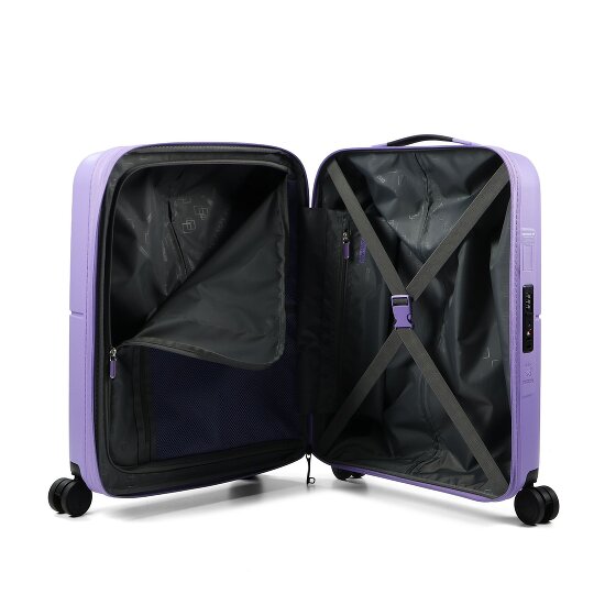 American Tourister Dashpop 4 wielen Cabinewagen 55 cm met uitbreidingsplooi