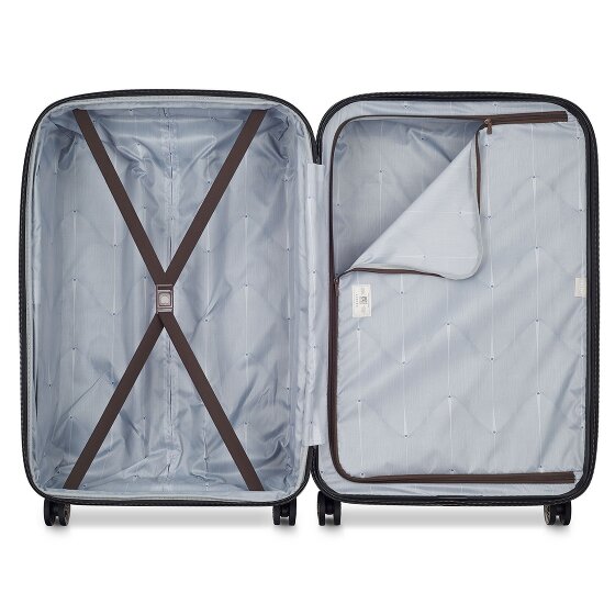 Delsey Paris Meteor 4 wielen Trolley L 78 cm met uitbreidingsplooi