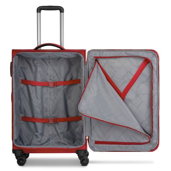 Worldpack Chicago 4 wielen Kofferset 3-delig met uitbreidingsplooi