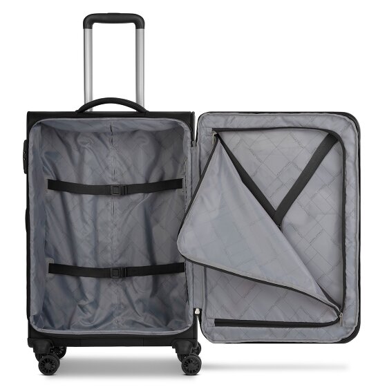 Worldpack Chicago 4 wielen Trolley M 67 cm met uitbreidingsplooi
