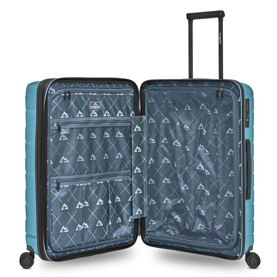 Bergpfeil Travel 4-wiel kofferset, 3-delig, met rekbare vouw