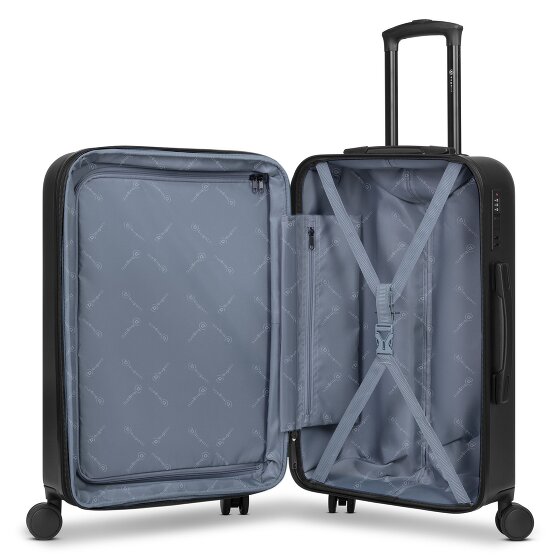 bugatti Valencia 2.0 4 wielen Trolley M 65 cm met uitbreidingsplooi