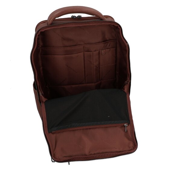 Piquadro Cronus Zakelijke rugzak RFID-bescherming Leder 41 cm Laptopvak