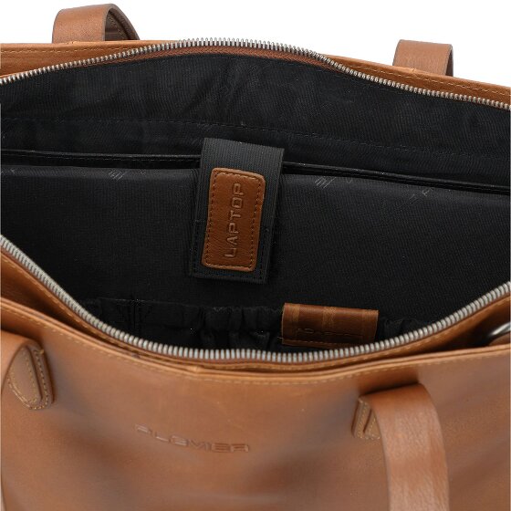 Plevier Power Shopper Tas Leer 41 cm Laptop compartiment