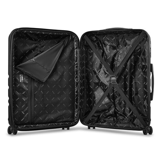 Redolz Pro ABS 4 wielen Trolley 65 cm met uitbreidingsplooi