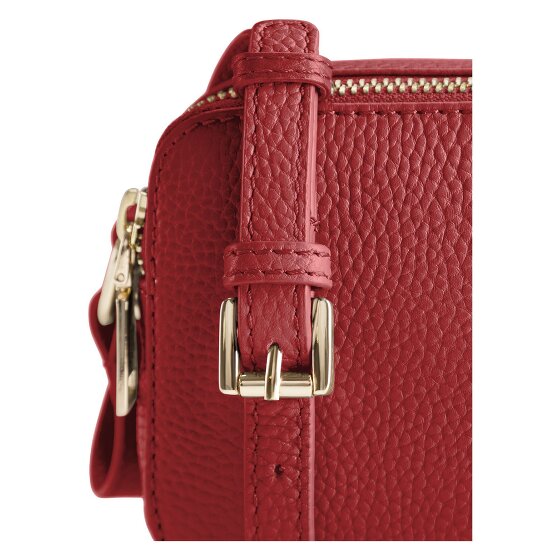 Lazarotti Bologna Leren Schoudertas Camera-Tas Leer Dubbele Ritssluiting 18 cm