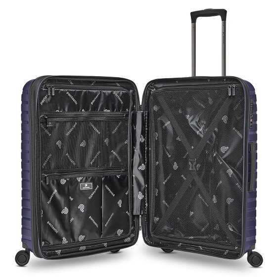 Pactastic Collection 04 THE MEDIUM + 4 wielen Trolley M 66 cm met uitbreidingsplooi