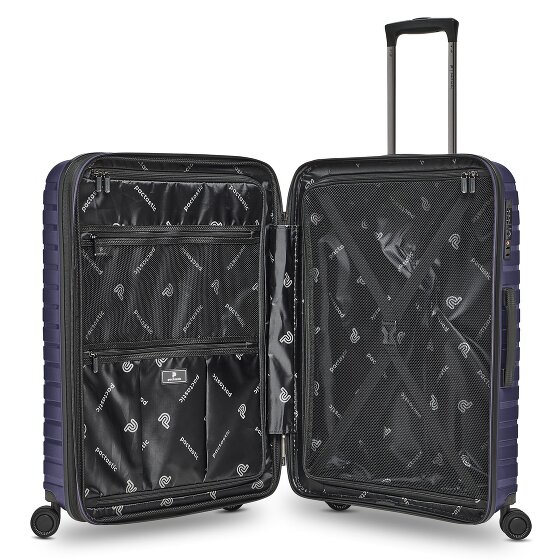 Pactastic Collection 04 THE MEDIUM + 4 wielen Trolley M 66 cm met uitbreidingsplooi