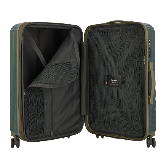 Pack Easy Flow 4 wielen Trolley M 66 cm met uitbreidingsplooi