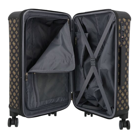 Guess Wilder 4 wielen Trolley 64 cm met uitbreidingsplooi