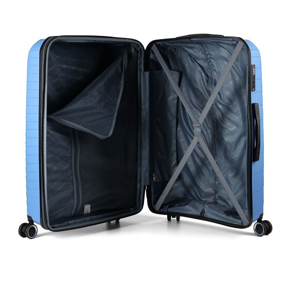 Benzi 5808 4 wielen Trolley 74 cm met uitbreidingsplooi