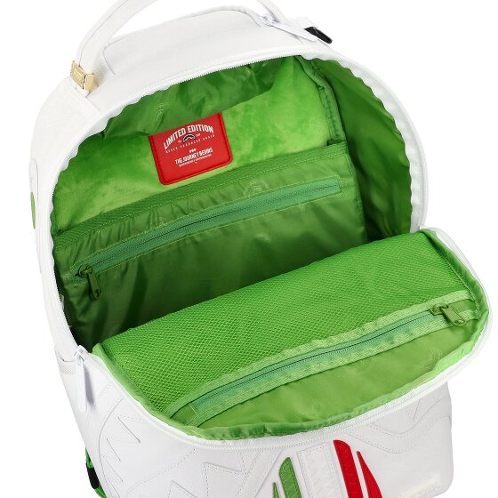 Sprayground Italy Racing Stripes White Dagrugzak 46 cm Laptop compartiment