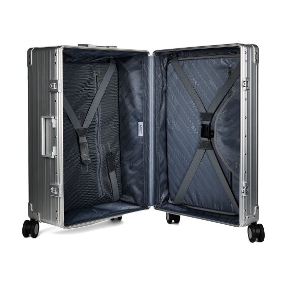 Aleon Traveler 4-wiel trolley 67 cm met kledingzak