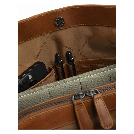 The Chesterfield Brand Lioren Schoudertas Leder 31 cm