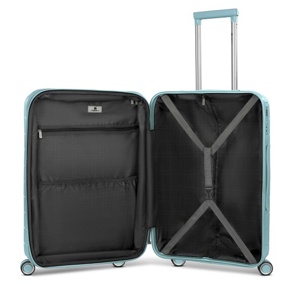 Franky London 4 wielen Trolley M 65 cm met uitbreidingsplooi