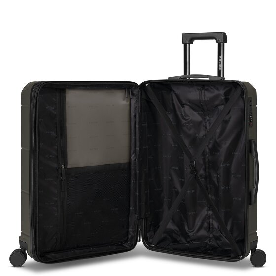 Police 4 wielen Trolley 74 cm met uitbreidingsplooi