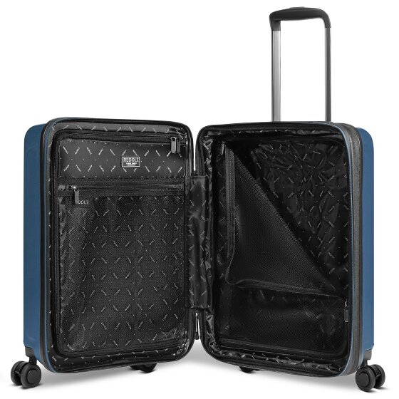 Redolz Essentials14 4-wiel kofferset Beautycase 4st met uitklapbaar laptopvak