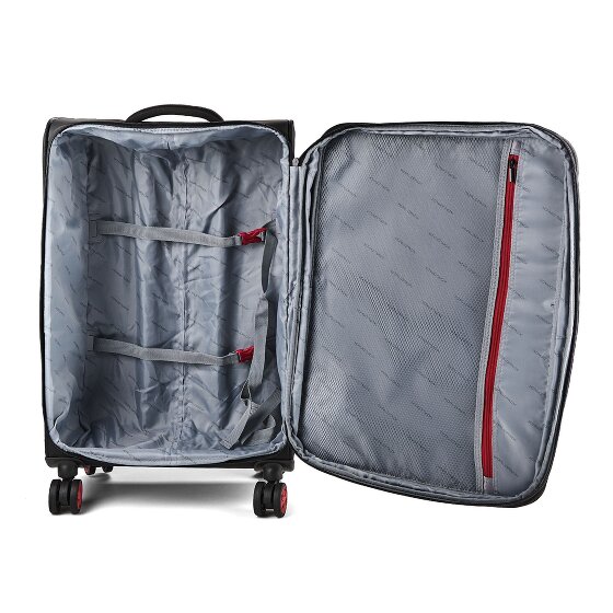 Worldpack Oxford 4 wielen Kofferset 3-delig met uitbreidingsplooi