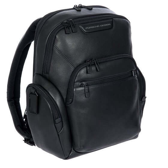 Porsche Design Roadster Zakelijke rugzak Leer 38 cm Laptop compartiment