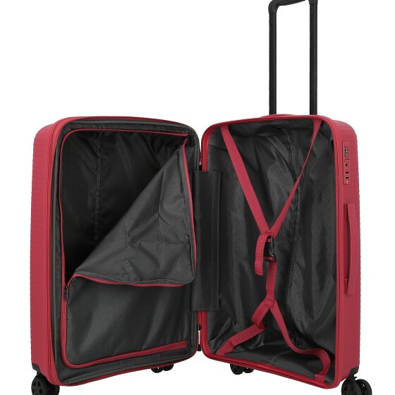 Travelite Air Stripe 4 wielen Kofferset 3-delig met uitbreidingsplooi
