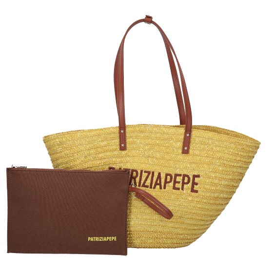 Patrizia Pepe Summer Straw Shopper Tas 51 cm