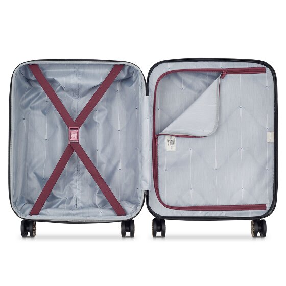 Delsey Paris Meteor 4 wielen Cabinewagen 55 cm met uitbreidingsplooi