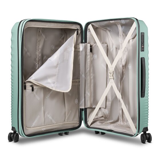 Farmhood Straw Edition 4 wielen Trolley 67 cm met uitbreidingsplooi