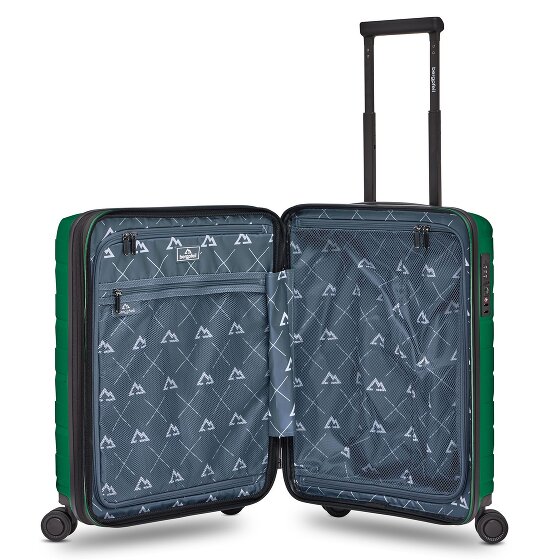 Bergpfeil Travel 4-wiel cabine trolley S 55 cm met uitbreidingsplooi