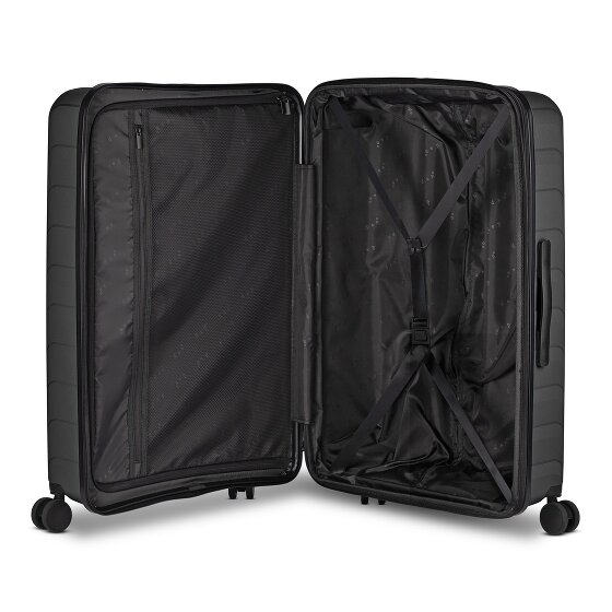 d&n Toronto 4 wielen Trolley L 75 cm met uitbreidingsplooi