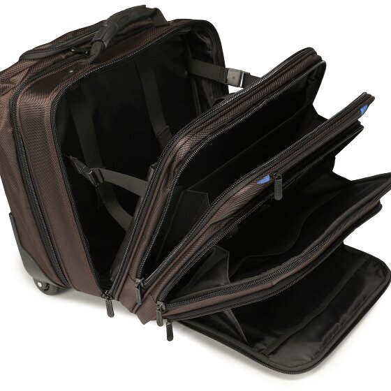 Dermata 2 wielen Zakelijke trolley 38 cm Laptopvak