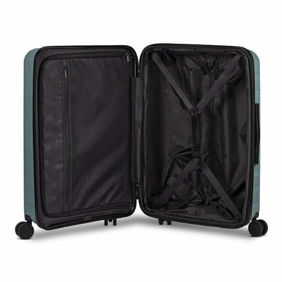 d&n Toronto 4 wielen Kofferset 3-delig met uitbreidingsplooi