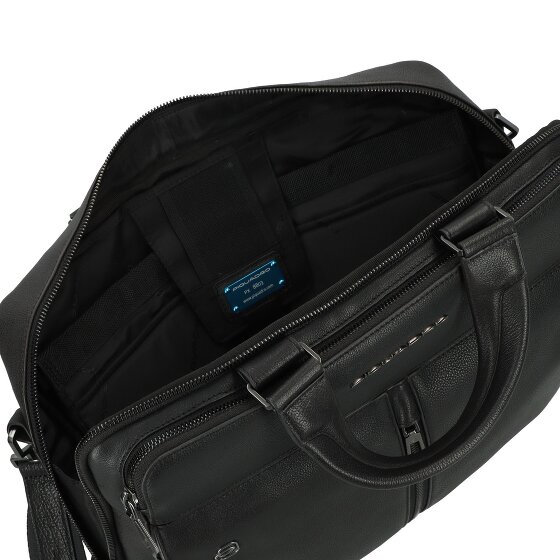 Piquadro Wollem Koffer RFID-bescherming Leer 37 cm Laptop compartiment