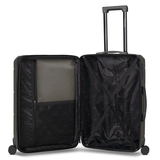 Police 4 wielen Trolley 64 cm met uitbreidingsplooi