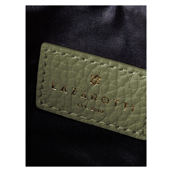 Lazarotti Bologna leeren pochette schoudertas 22 cm