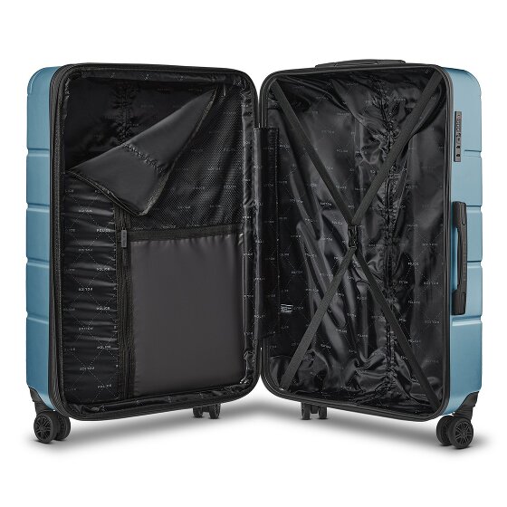 Police Dublin 4 wielen Trolley L 75 cm met uitbreidingsplooi