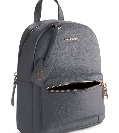 Lazarotti Bologna Leather Stad rugzak Leder 27 cm