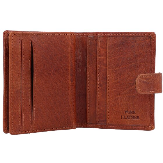 Spikes & Sparrow Portemonnee RFID Leer 8 cm