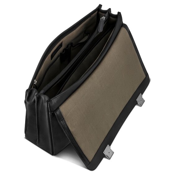 bugatti Valencia Aktetas Messenger Leer 40 cm Laptop compartiment