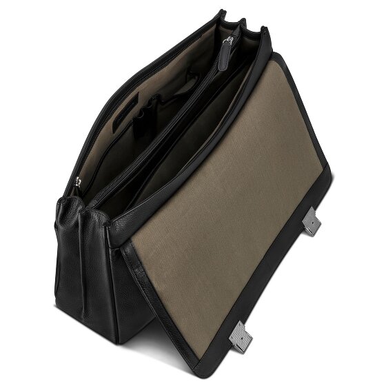 bugatti Valencia Aktetas Messenger Leer 40 cm Laptop compartiment