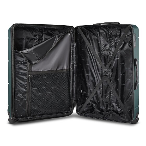 Police London 4 wielen Trolley 74 cm met uitbreidingsplooi
