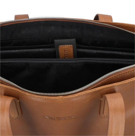 Plevier Power Shopper Tas Leer 31 cm Laptop compartiment
