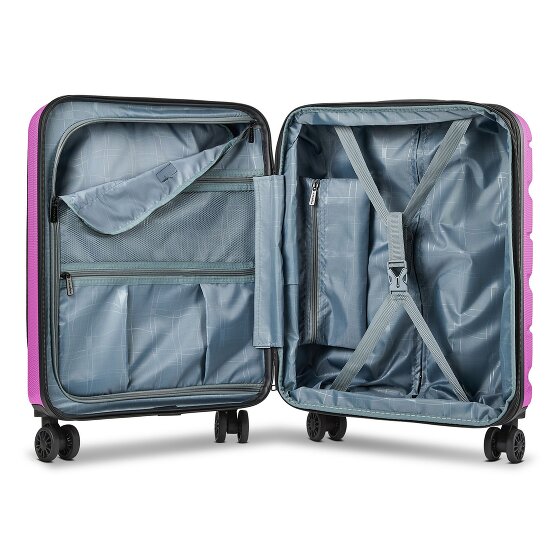 Franky Munich 4.0 4 wielen Cabinewagen 55 cm Laptopvak met uitbreidingsplooi